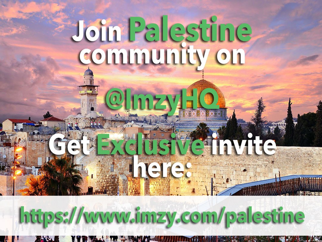 Join 🇵🇸 #Palestine #community on @ImzyHQ Get Exclusive invite here: imzy.com/palestine 🇵🇸 🇵🇸 🇵🇸 🇵🇸 🇵🇸