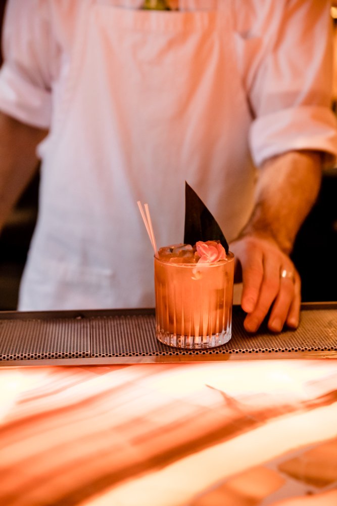 #Tropical Tuesday at Leo's. Today we're drinking the "Island Girl" #cocktail with #rum, #banana and spices!