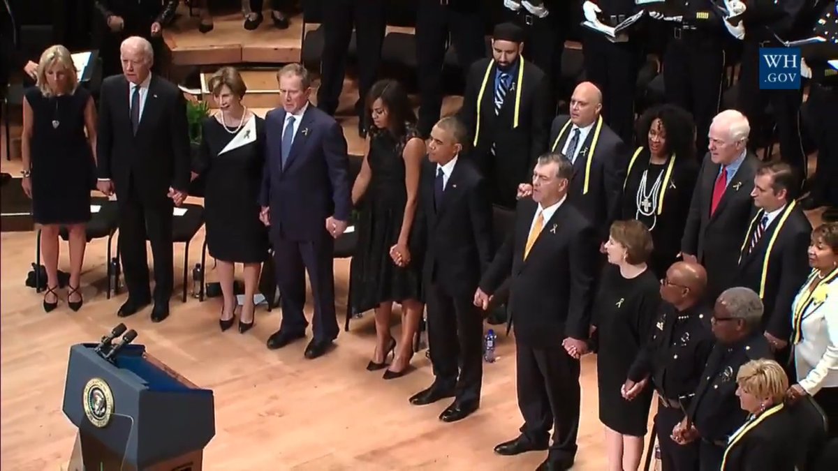 RobJPerez's tweet photo. Unite as one American Family.  #unite #unity #DallasMemorial https://t.co/Kr3fHR6K8Y