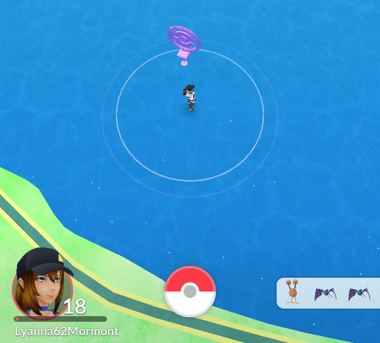Sean_Phi's tweet photo. Nothing stops Valor! #TeamValor #jesusMode #PokemonGo #swimForIt https://t.co/KmKceMKedS
