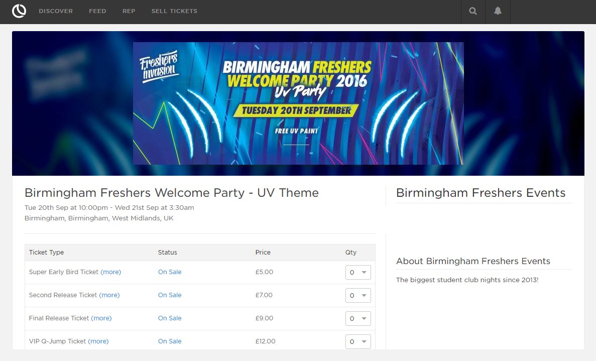 BrumTicketRep's tweet image. *** TICKET WARNING: We are down to the last few Early Bird Tickets ***
Purchase here: fatso.ma/jPN