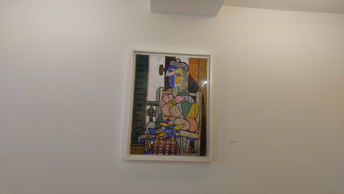 annradefeld's tweet image. Today&apos;s lesson-art: Picasso. Will found his favorite painting.  #learnbyexperience @MuseePicasso