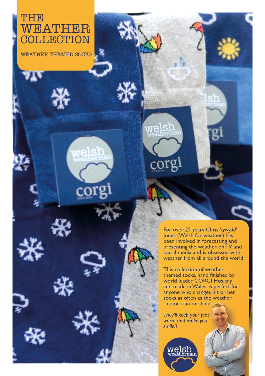CTywydd's tweet photo. New poster to sell Welsh weatherman socks! More news to come https://t.co/Bc7We0BVhZ
