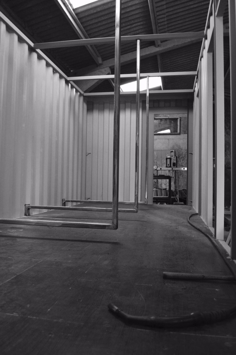 kystcornwall's tweet photo. The possibilities for a steel box are endless and we aren't finished yet #shippingcontainer #modulardesign https://t.co/LMzZRjxJJ0
