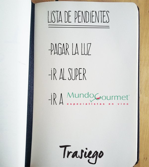 No lo puedes olvidar. Pasa por tu #Trasiego a <a href="/mundo_gourmet/">Mundo Gourmet</a>