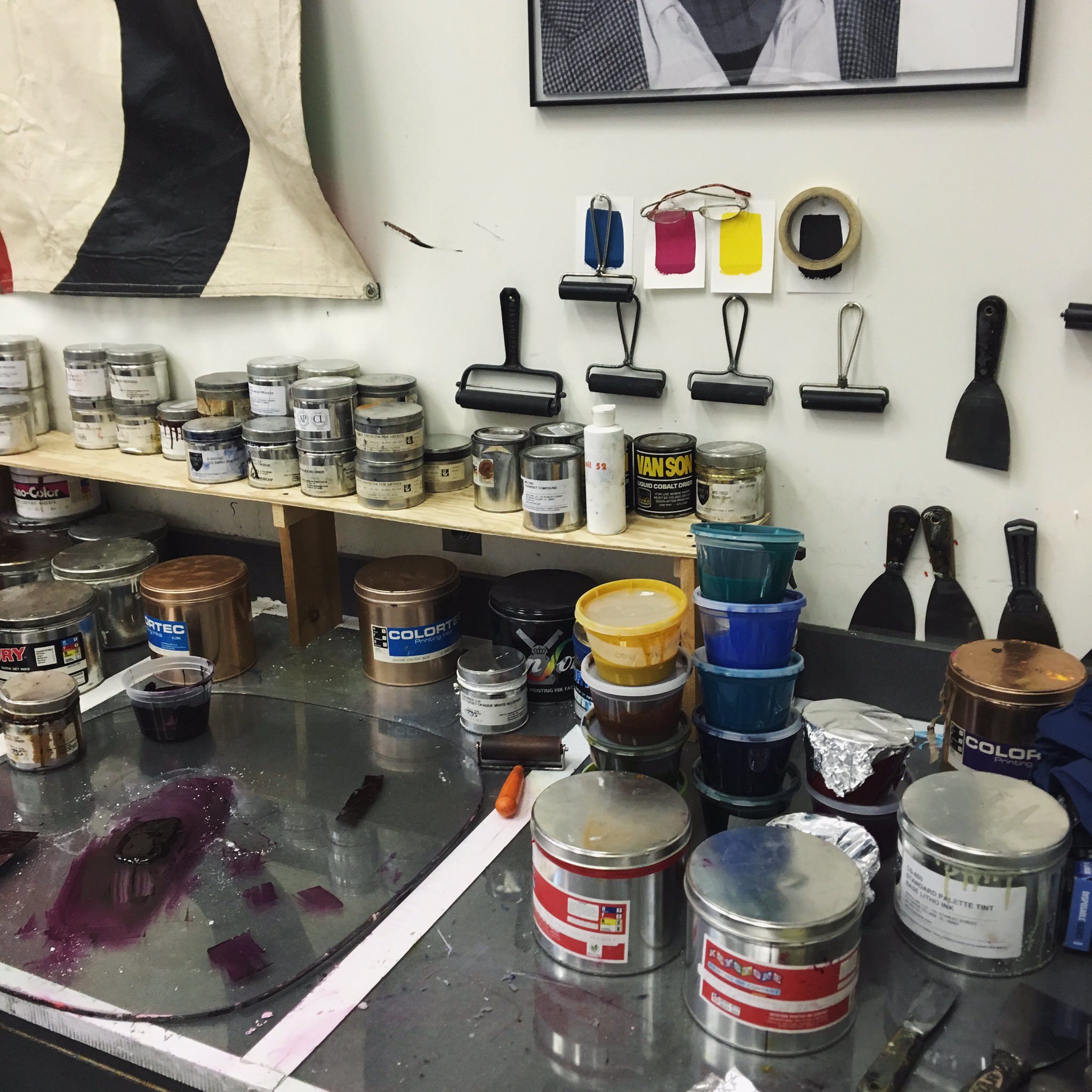 Brandywine on Twitter "Working on the Odili prints today. 