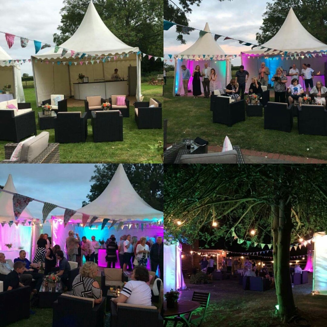 This event in Bedford went from day time grace to night time glamour with our lovely Marquees &amp; Lighting!
#marquee