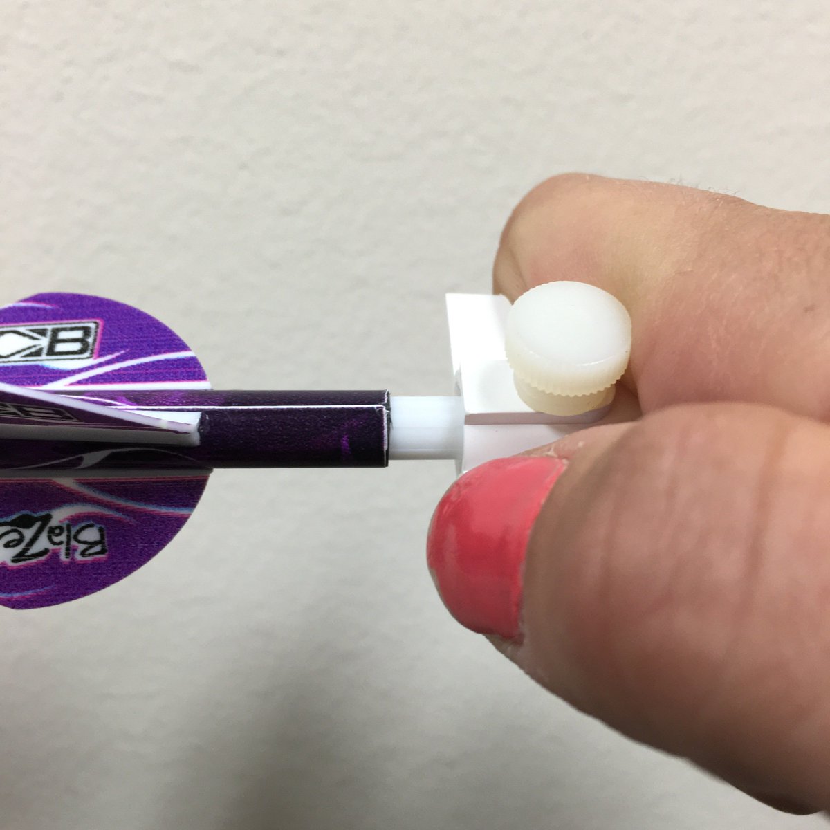 Instead try using bowstring wax or an indexing tool when having trouble installing your nocks #TechTipTuesday