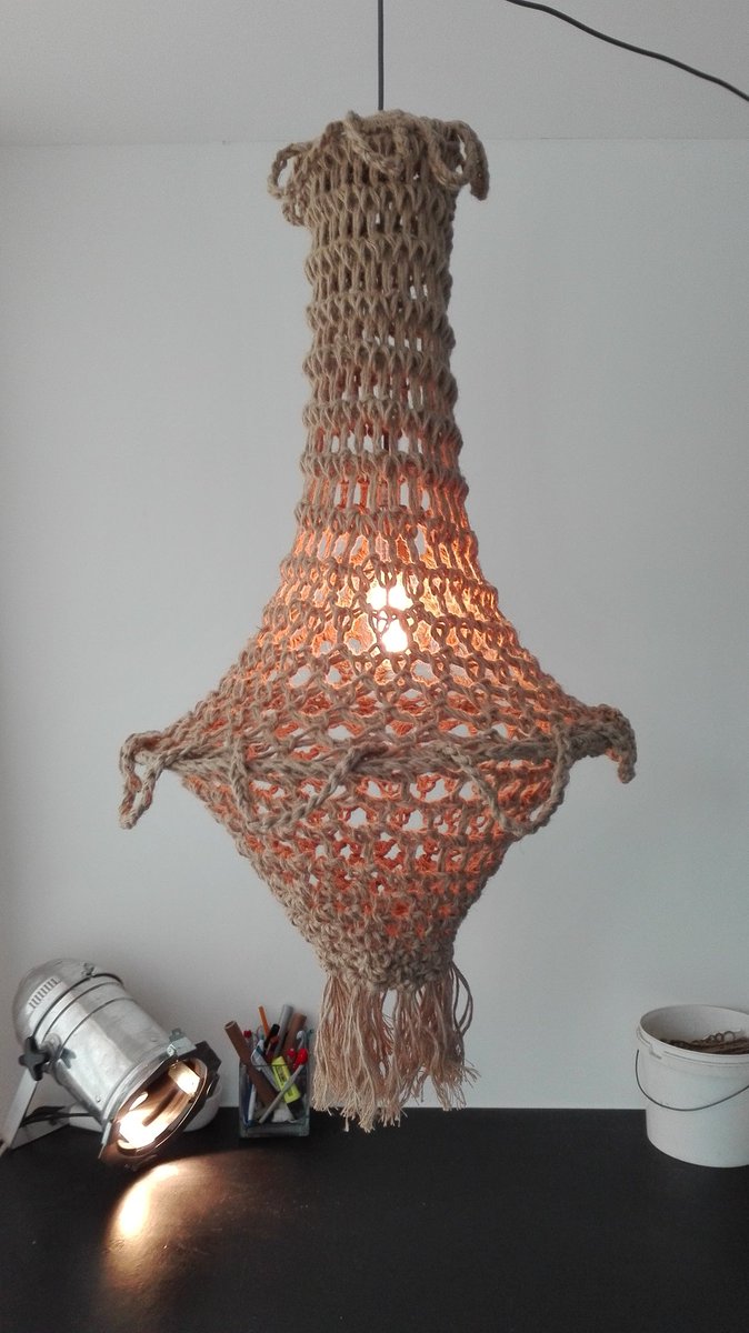 Wonderwirelamps's tweet photo. Jute Chandelier with or without decoration.
Pendant lamp diameter 50 or 60 cm. info: Carla@wonderwire.nl https://t.co/UKCmwWRBOL