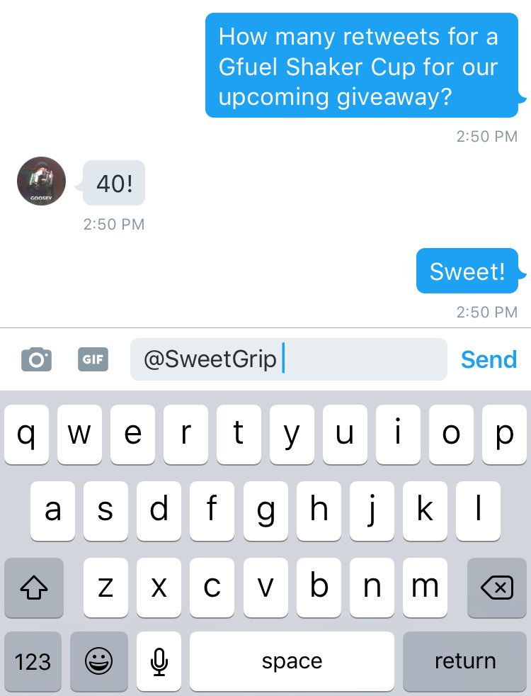 40 Retweets and we will giveaway a Gfuek Shaker Cup!! RT RT RT @gooseyisjuicy