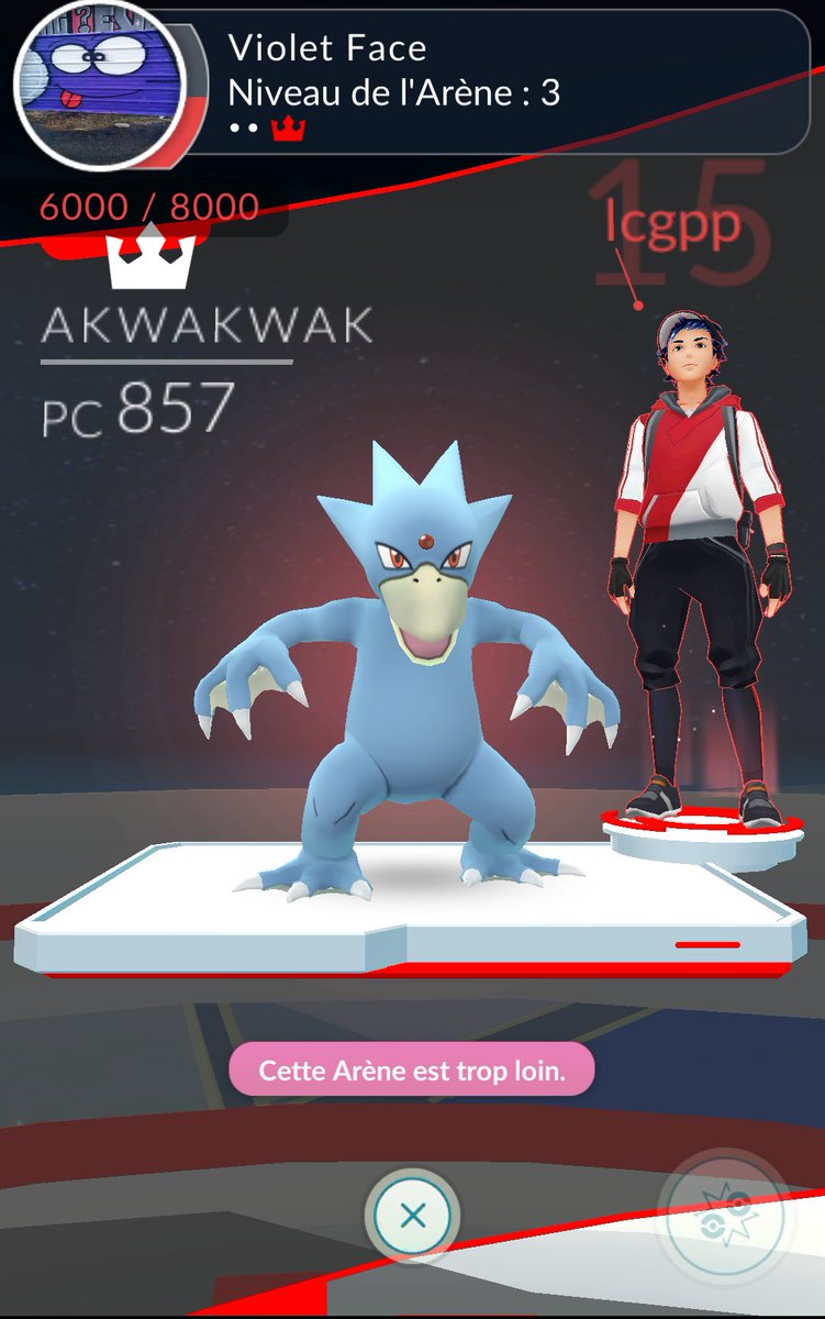 pokemongo93's tweet photo. Dresseur du soir @BETCParis à Magasins Généraux #violetface #legrafdugraffeur #pokemongopantin #pokemongo #bravoure https://t.co/qQq9GpTV16