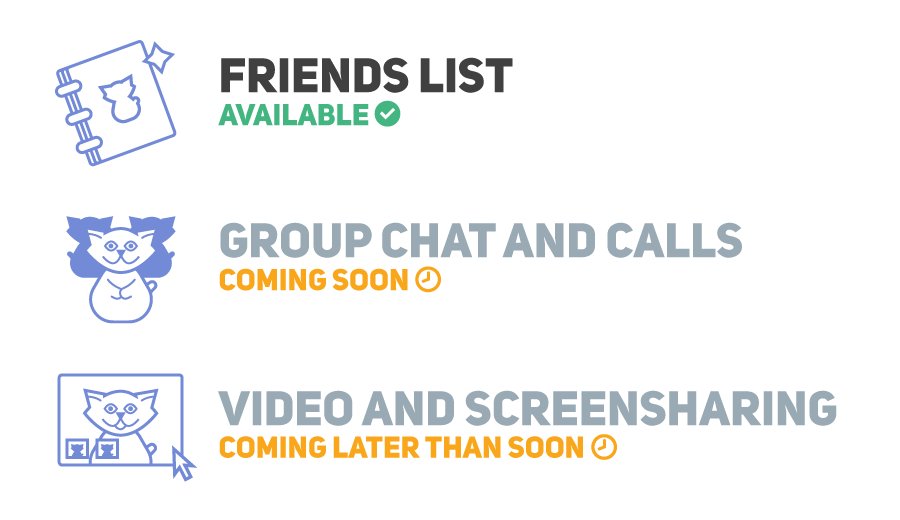 Discord on Twitter: "Group Calls is part 2 of our friends list feature
