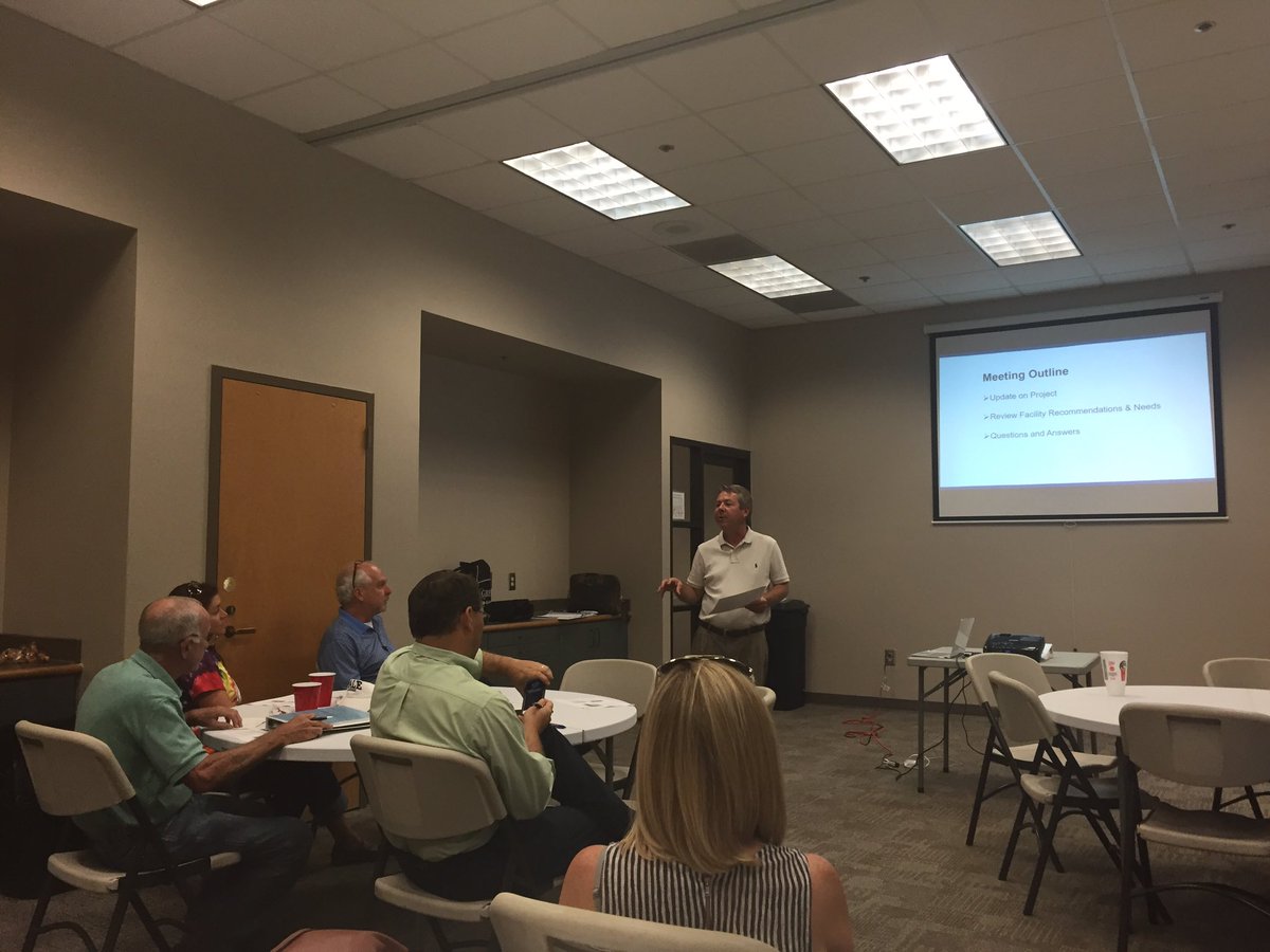 SBJenkinsV's tweet photo. Cherokee Recreation and Parks Steering Committee meet tonight to discuss future plans for Cherokee. #playcherokee https://t.co/hl4qyzKaDq