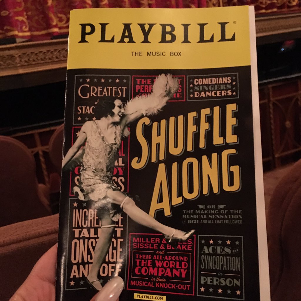 EmyCeeMusic's tweet photo. Tonight's Adventure #ShuffleAlong #AudraMcDonald #Broadway #NYC @AudraEqualityMc #MusicBoxTheatre #LifeAdventurer https://t.co/VvbabqTauz