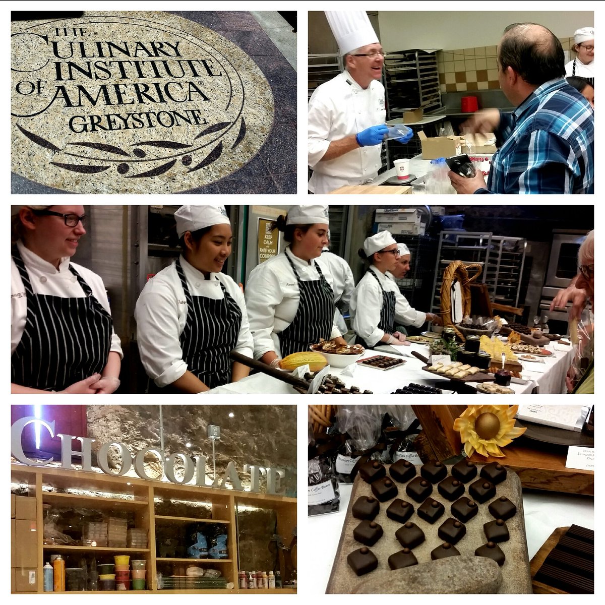lebelgenv's tweet photo. Future Chocolatiers of America! #FoodisLife #chocolate #yum #napa #FieldTrip 
Thanks Chef Durfee! @CIAGreystone https://t.co/KQHIe2cONo