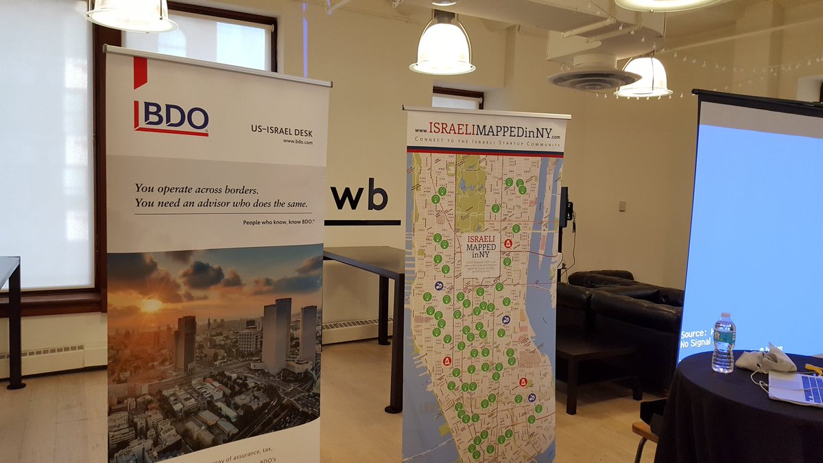 Proud for <a href="/Work_Bench/">Work-Bench</a> to support Israeli startups in NYC and host <a href="/loukerner/">Lou Kerner 🇮🇱🇺🇦</a>'s "Israel Syndicate Meetup" tonight