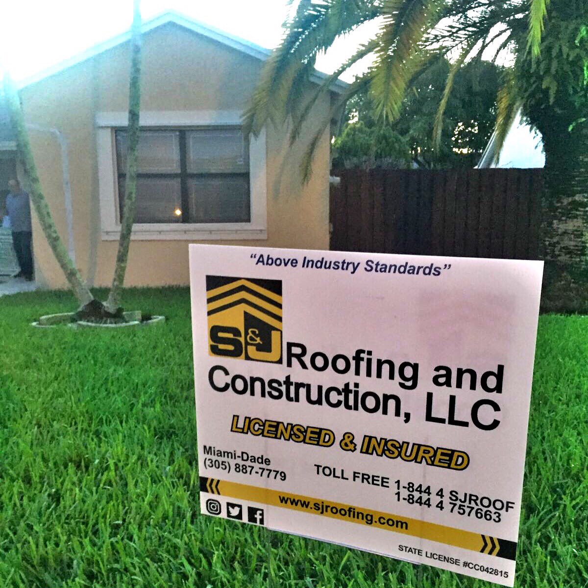 One of our projects! #Miami #Roofing #Construction #Repair #CustomerService