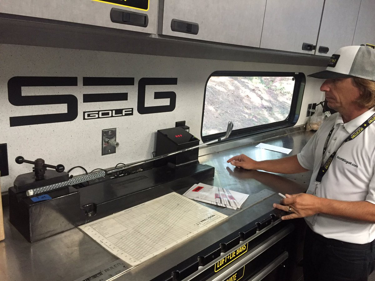 scotteggolf's tweet image. Only #FrequencyAnalyzer on #pgatour 👊🏻 #golf #PGA @rockstarenergy @KBSGolfShafts #technology #scotteg #genuis