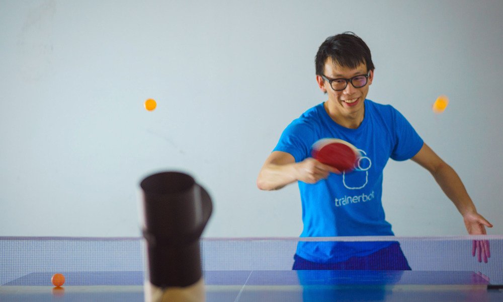 TechMalak's tweet photo. #Trainerbot Is The Smart #TableTennis Robot For Everyone https://t.co/zc2HuJapbJ https://t.co/bb8EY0C0aX