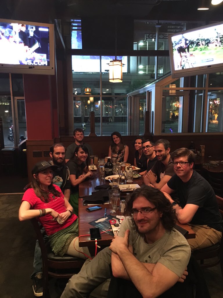 mattetti's tweet image. #gopherfriends impromptu dinner