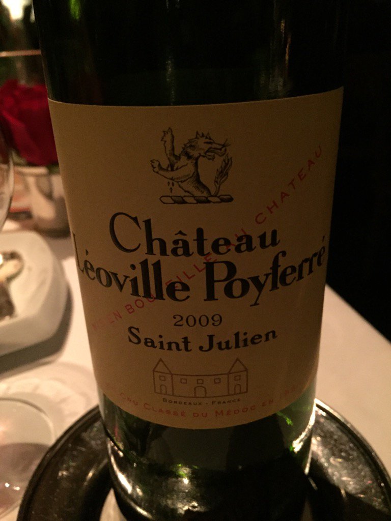 An amazing wine at all levels--color, nose, concentration, complexity, lingering finish! #chateauleovillepoyferre