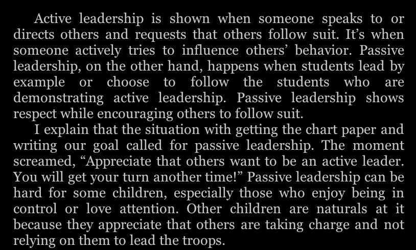PaulSolarz's tweet photo. A2: We also believe in Active &amp; Passive Leadership in our classroom, which respects shy or introverted Ss. #d25makes https://t.co/WXpJwzbYlV