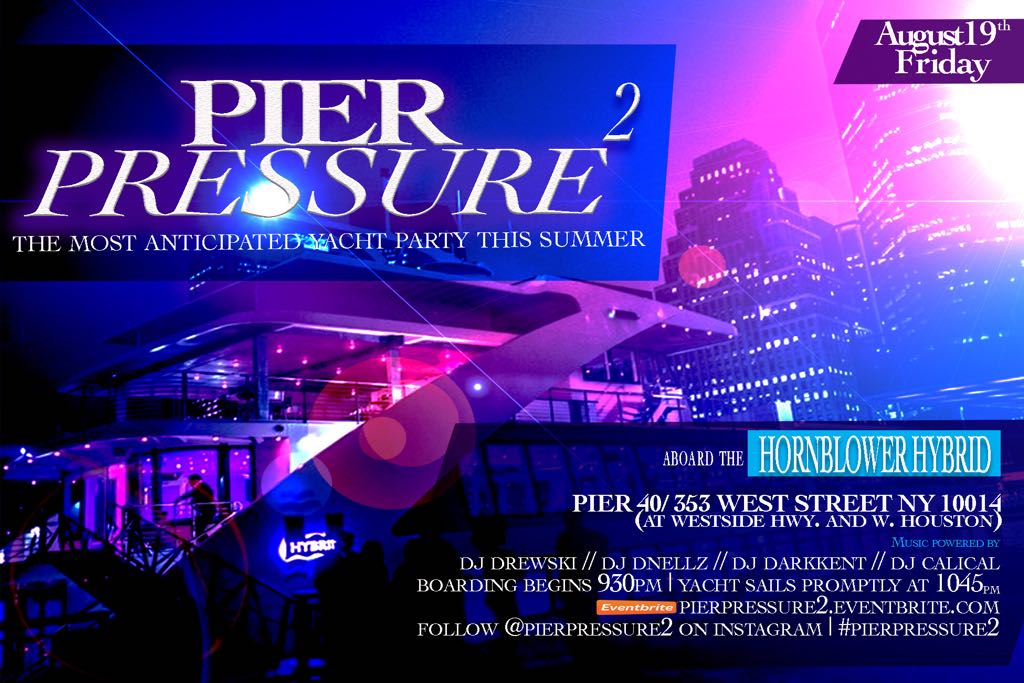 BookDnellz's tweet photo. #PIERPRESSURE2 [FRIDAY AUGUST 19TH] Leaving Pier 40 NYC https://t.co/fdxERetqt7