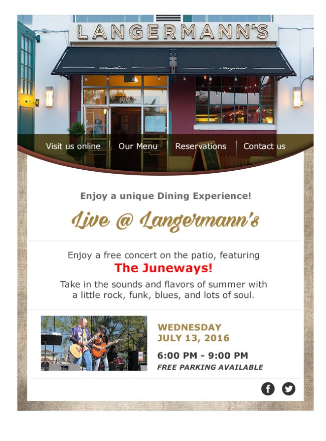 Live @ Langermann's! bit.ly/29FmFiw