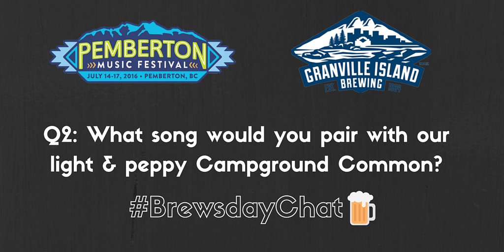 granvillebeer's tweet photo. What songs get you as excited as a cold brew on a hot day? 🎶🍻✌️ #BrewsdayChat https://t.co/UTXcl2a1Ro