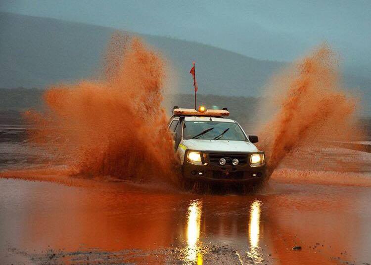 TPCMach's tweet image. Call TPCM for a clean after that mate. RT @MiningLink: #red water in #pilbara #slowdownmate