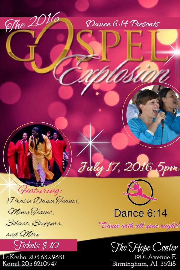dance_614's tweet photo. #dance614 #dancewithallyourmight #gospelexplosion #birmingham #tuscaloosa #bethere #purchaseticketsnow https://t.co/YbhDhZHZ1W