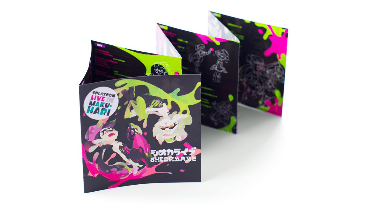 Splatoon スプラトゥーン 本日は シオカライブcd の発売日だ 日本で行った2回のライブ音源に加え シオカラーズの音声なども収録されている ゲームディスクと対になるレーベルデザインや ラフスケッチをあしらったブックレットなど ファンなら