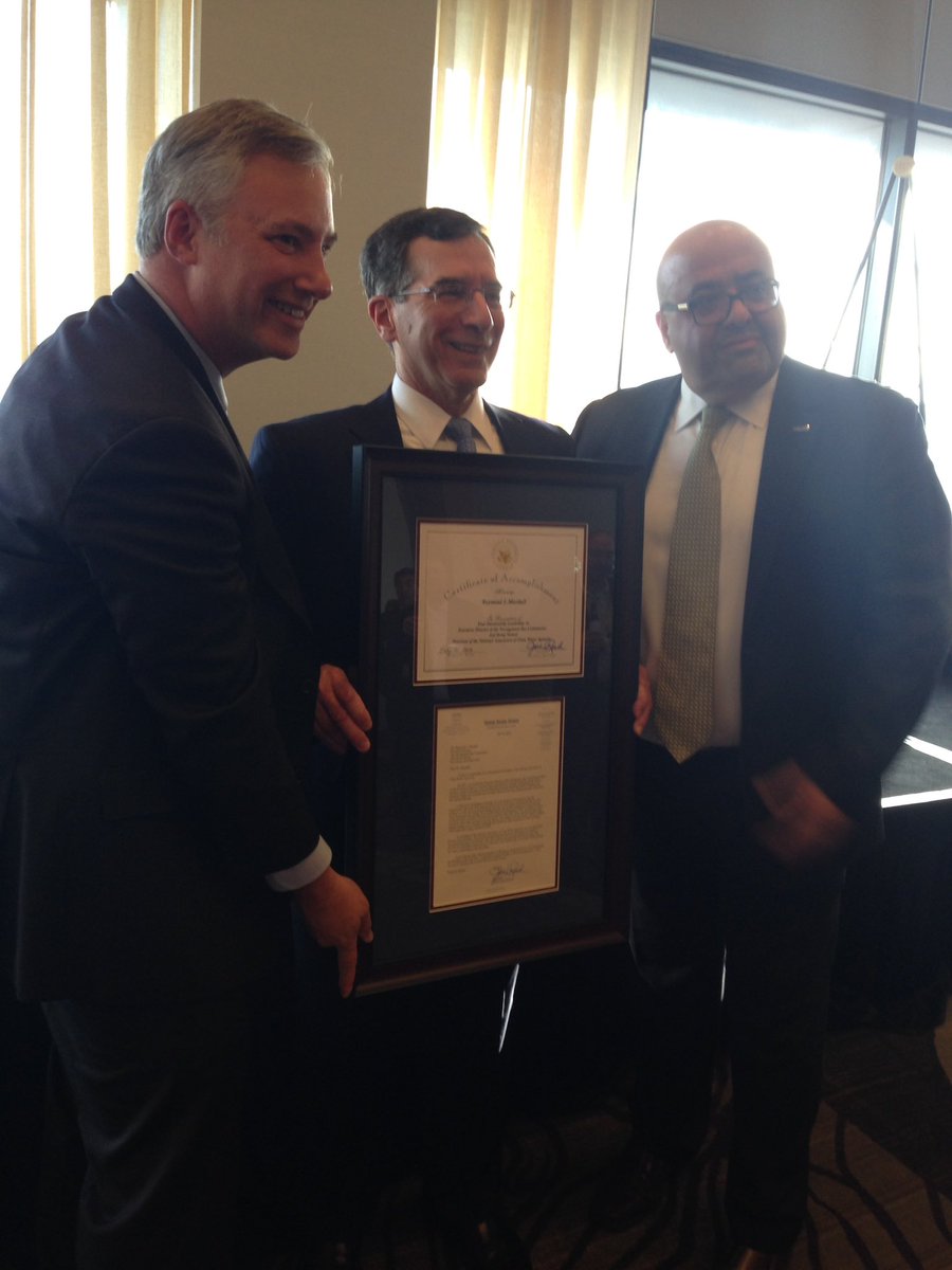 Congrats NBC Ex Dir Ray Marshall, the new President of <a href="/NACWA/">NACWA</a> ! #cleanwater