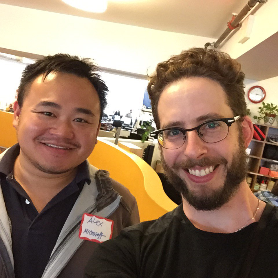 Designing exceptional digital experiences @net2van with <a href="/alexglee/">Alex</a> thanks <a href="/HiVEVancouver/">HiVE</a> 4 having us #nonprofit #tech