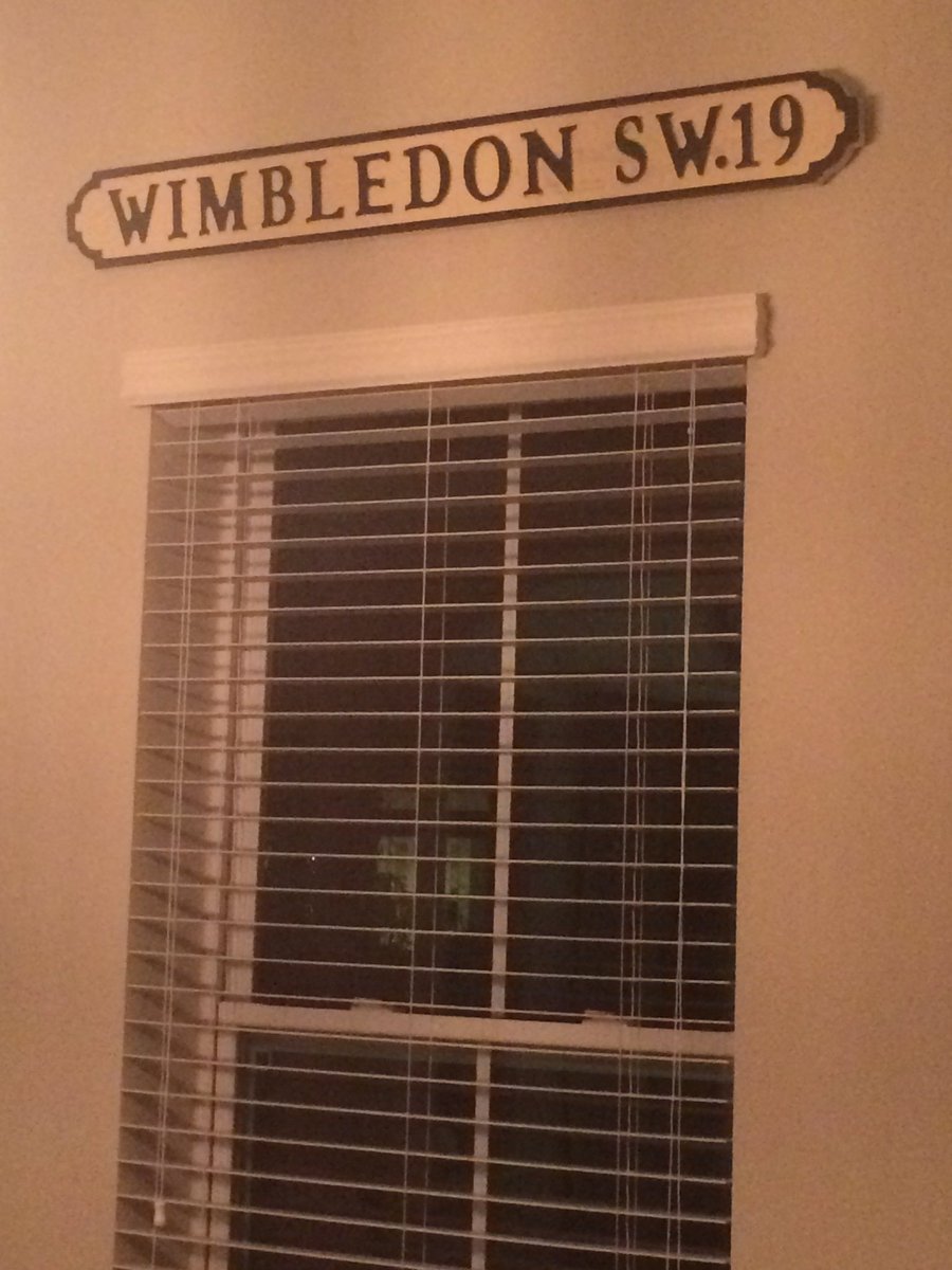 ChaniScheepers's tweet photo. @HeatherWatson92 We have the same Wimbledon sign! Congrats on the title! 🏆 https://t.co/vcMUYteEXT