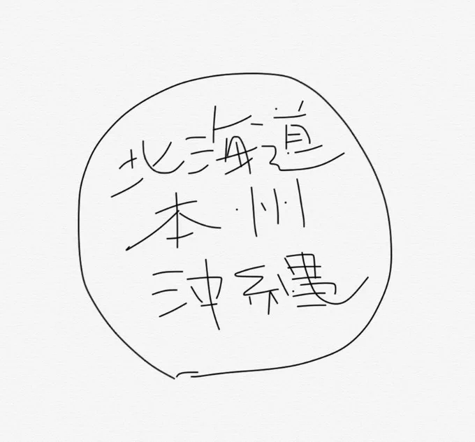 私の考える日本列島 