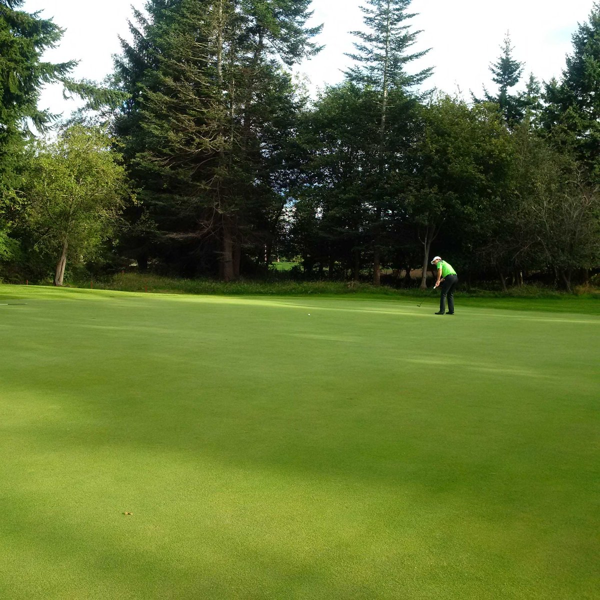 The winning putt!