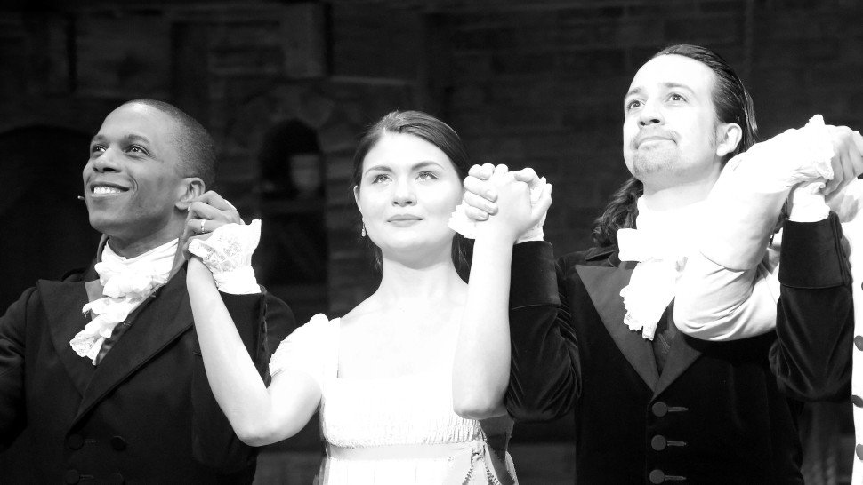 playbill's tweet photo. Inside the after party celebrating the departing @HamiltonMusical stars: https://t.co/6BCOVcs1M9 https://t.co/XQ7oq5OGr8