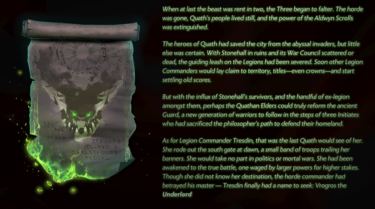 Cyborgmatt's tweet photo. Spoilers. #Underlord https://t.co/BEDMByjFl7