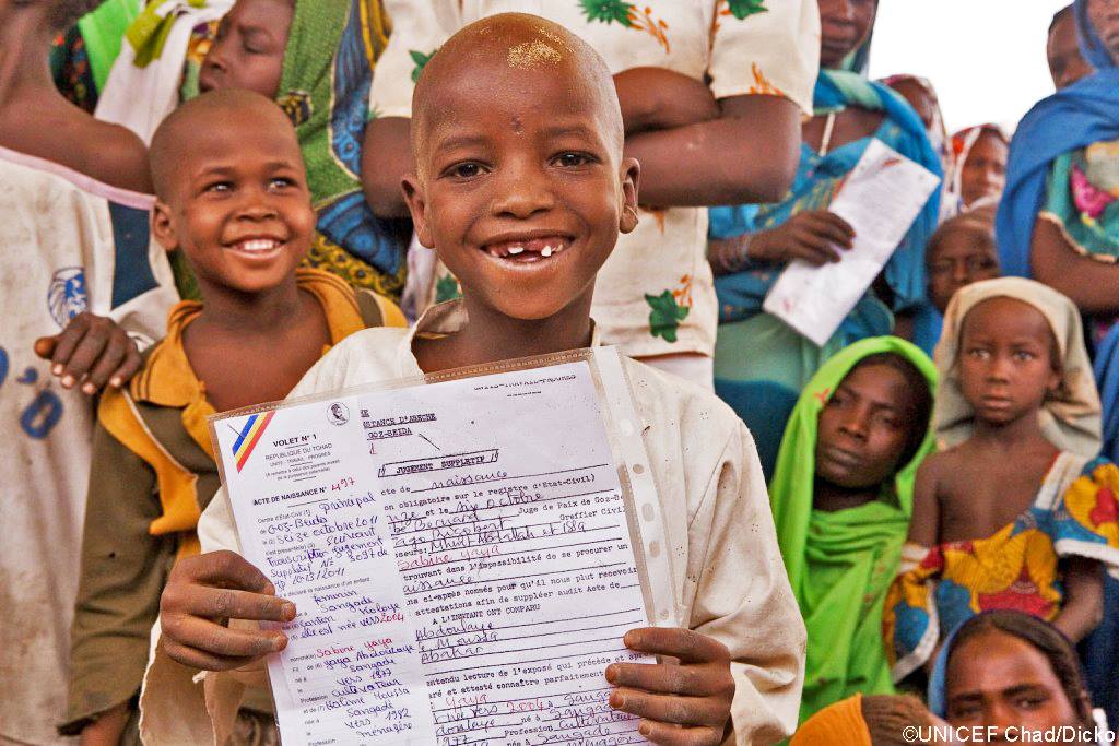 UNICEF (@unicef) on Twitter photo In Chad, only 1 in 8 children have a birth certificate. Birth registration is every child’s right! <a href="/UNICEFChad/">UNICEF Tchad</a> In Chad, only 1 in 8 children have a birth certificate. Birth registration is every child’s right! <a href="/UNICEFChad/">UNICEF Tchad</a>