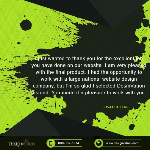 DesignVationOn's tweet photo. We thank you for appreciating our work #Kindwords
Visit us: https://t.co/loyI2s28jA
#appreciation #thx #DesignVation https://t.co/1hFLhv6WfJ