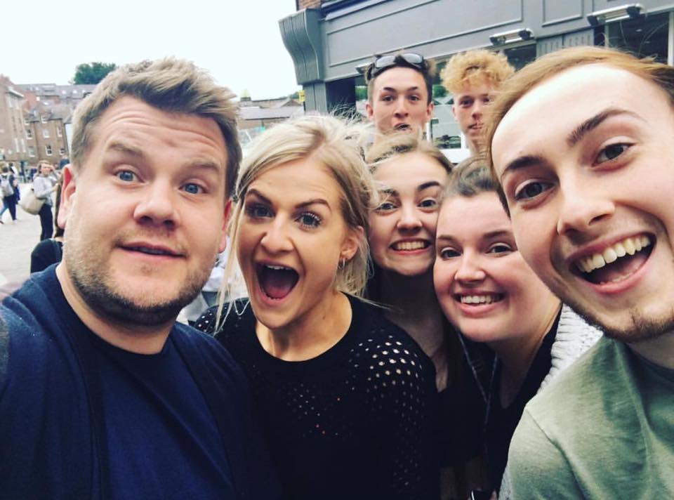 Comedian &amp; West End star <a href="/JKCorden/">James Corden</a> met the future stars of West End yesterday - <a href="/GTSSDurham/">GTSS Durham</a>'s Jekyll &amp; Hyde cast!