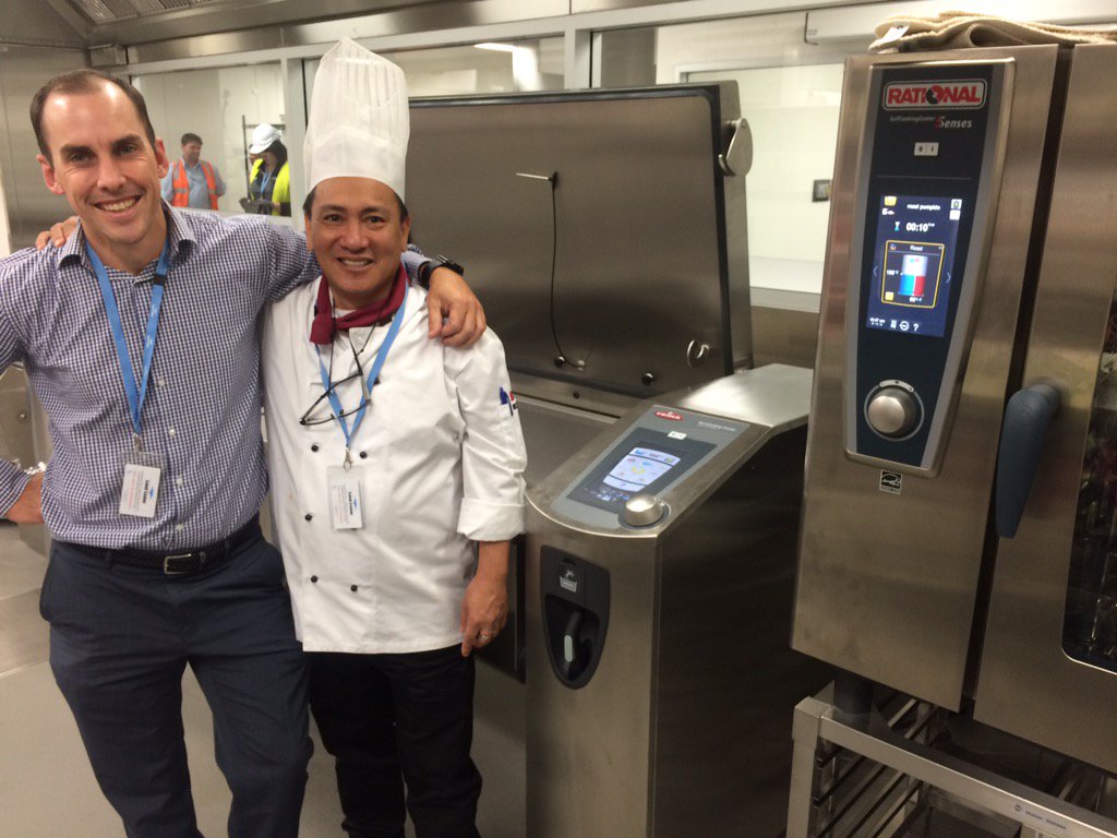 rosco0111's tweet photo. Alfonzo from new Sunshine Coast hospital loves his @RATIONAL_AUS @FRIMA_AUS Tecnomac Mareno. @comcater @peterrkelly https://t.co/38WEapKlNI
