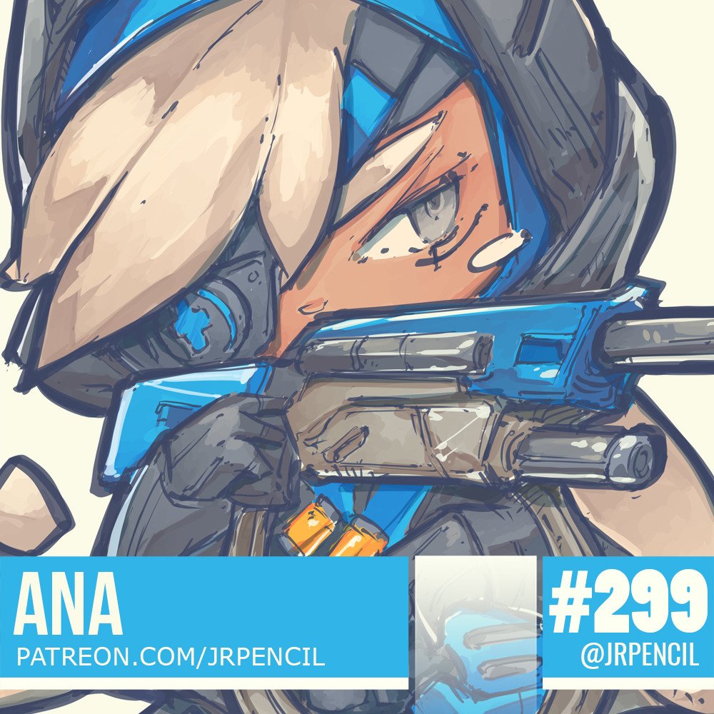 CaptainFireFeet's tweet photo. These are SO well done! #Overwatch #anaamari #JrPencil https://t.co/8VjotF8QGo