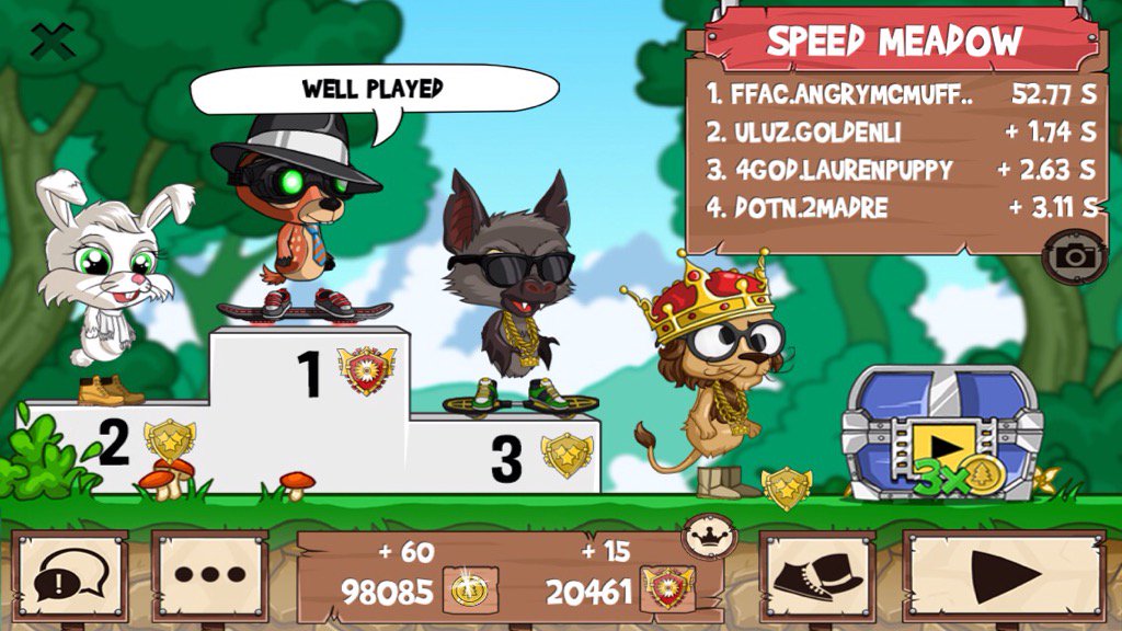 funrun2page's tweet photo. Get on my level, son! #funrun2 #g0ldenli #laurenpuppy #2MADRE https://t.co/zNf1VnUJBA