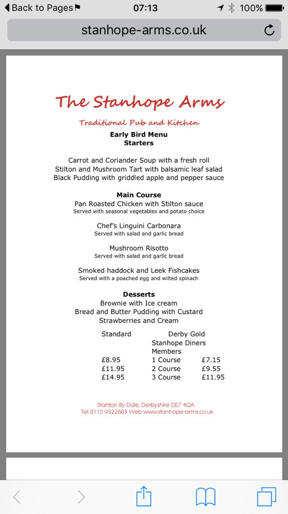 Lunchtime fayre <a href="/StanhopeArms/">Stanhope Arms</a> <a href="/StantonByDaleCC/">Stanton-by-Dale CC</a> #Derby #Derbyshire <a href="/StickyBeakBlog/">Sticky Beak Blog</a> <a href="/derbypromo/">derbypromo</a>