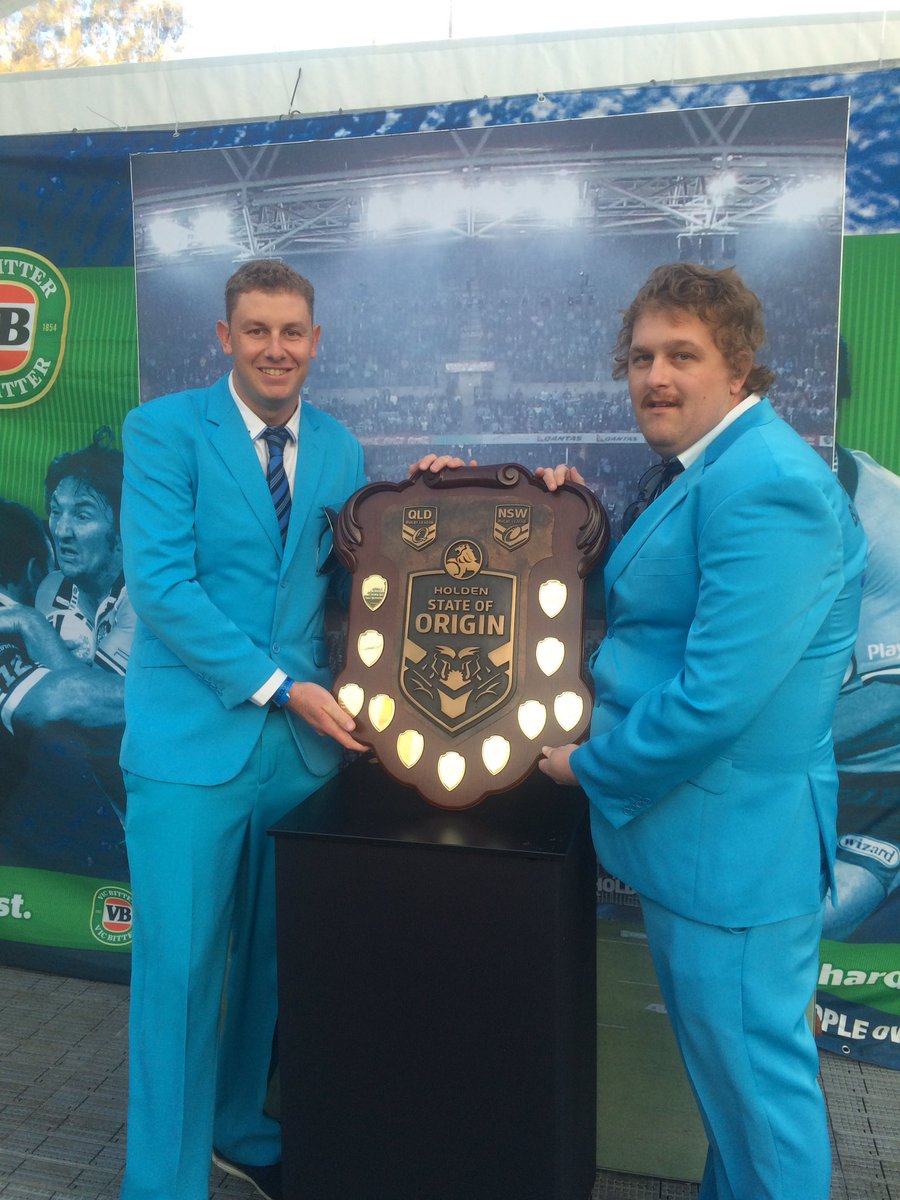NSWBluesBrother's tweet photo. If you don't win it just steal the itπ #VBblues https://t.co/q3GqbM3OAI