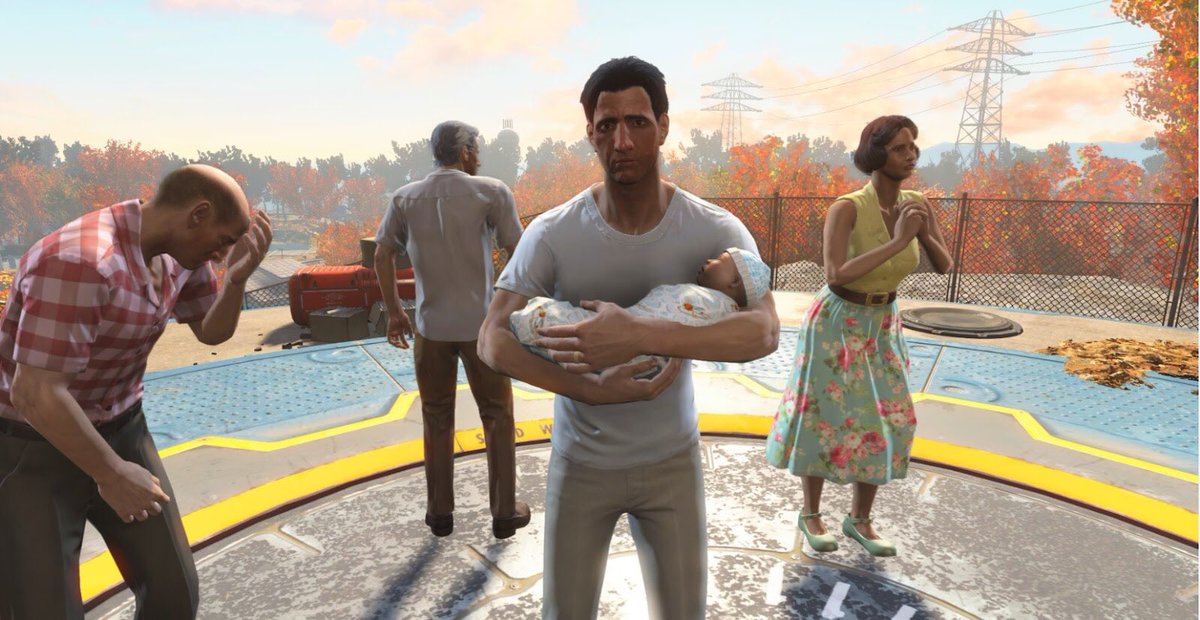 TenaciousMother's tweet image. “We were lucky, we barely made it to the vault in time. Or so I thought.”