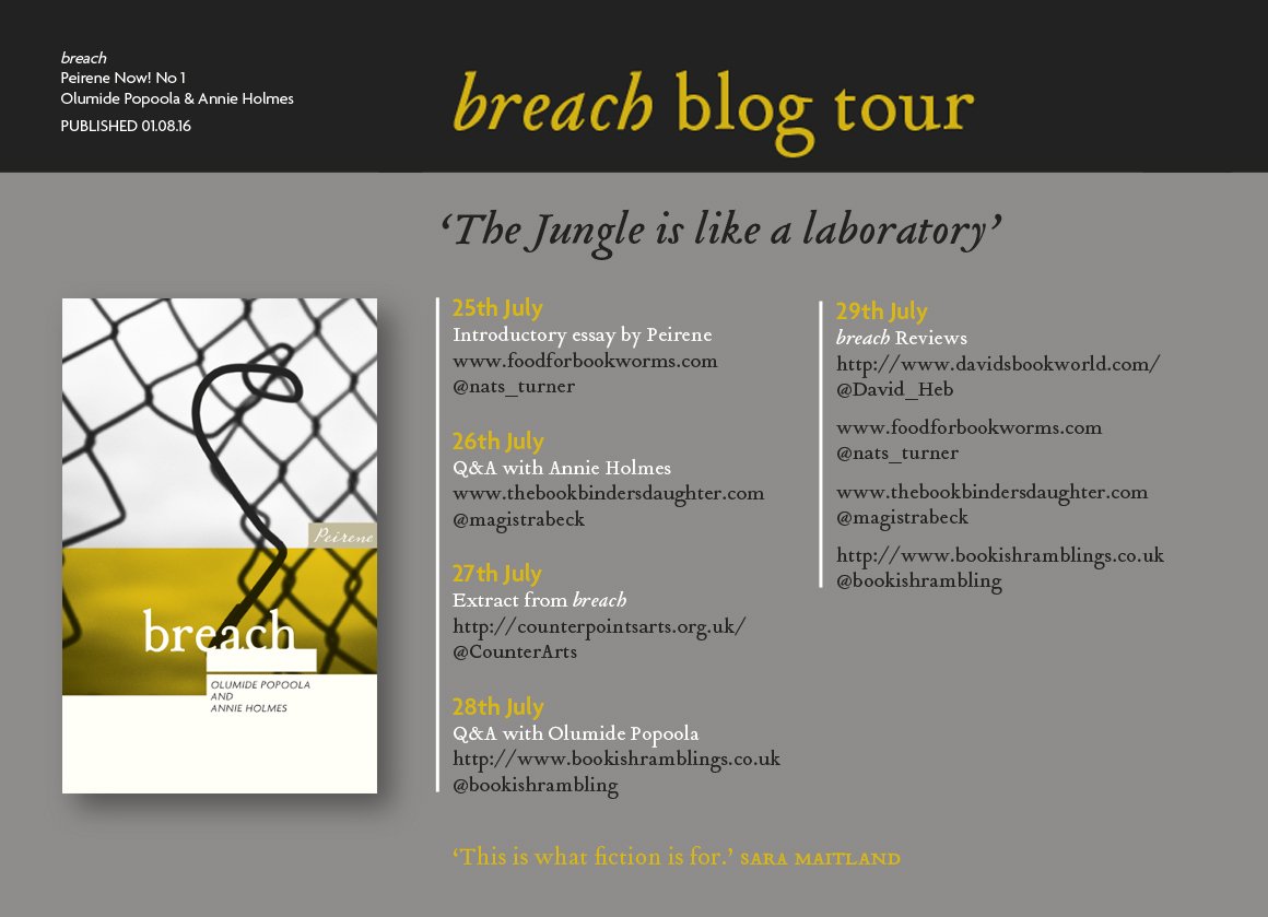 Be sure to check this out 25.07.16 #breach with @nats_turner @CounterArts <a href="/magistrabeck/">Melissa</a> <a href="/bookishrambling/">Bookish Ramblings</a> <a href="/David_Heb/">David Hebblethwaite</a>