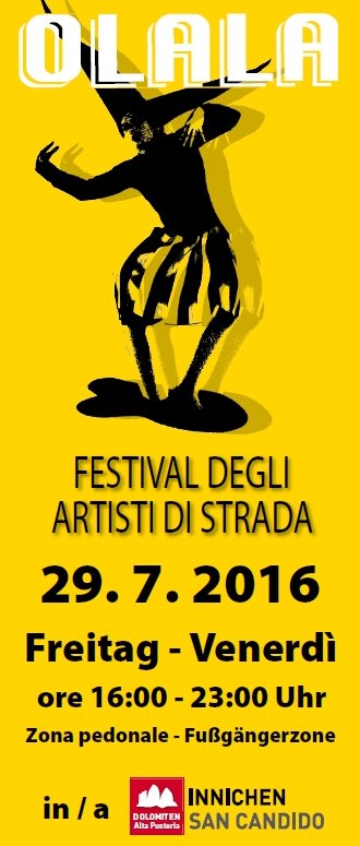 4. Internationales Strassentheaterfestival  in #Innichen | olala.at